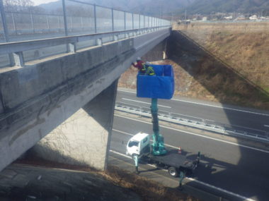 大出橋他跨道橋定期点検1