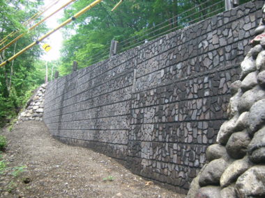 (一）白骨温泉線道路災害復旧 施工後