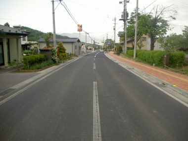 （主）別所丸子線道路詳細設計 施工後