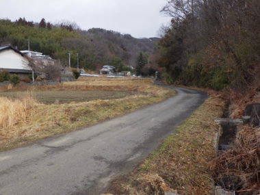 市道1089号線道路詳細設計 施工前